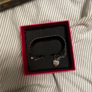 Silver small juicy couture charm bracelet
